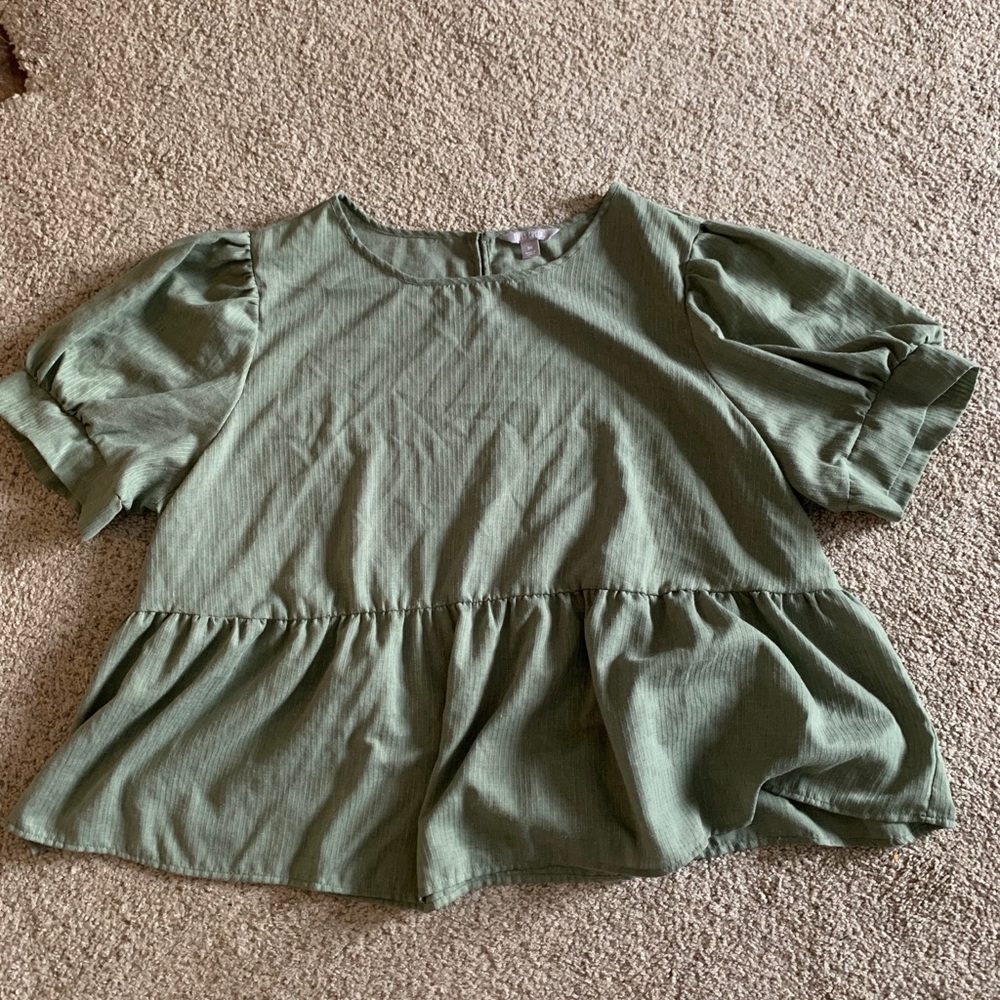Falls Creek Peplum Top